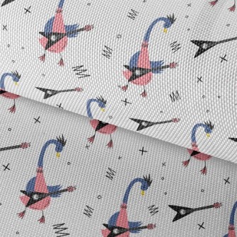 Goose Playing Guitar Waterproof Oxford