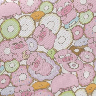 Donut Piggy Twill