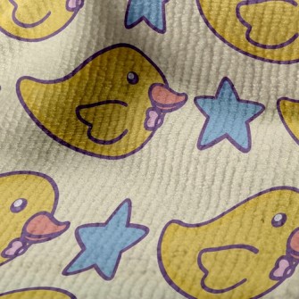 Yellow Duck And Stars Terry