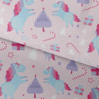 Christmas Unicorn Waterproof Oxford