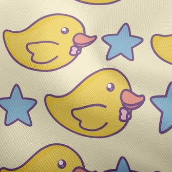 Yellow Duck And Stars Dobby
