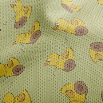 Duck Toy Athletic Mesh Flat Back