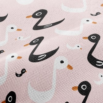 Black And White Goose Performance Linen