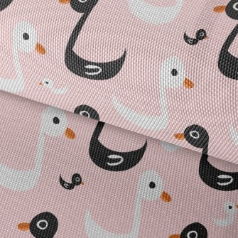 Black And White Goose Waterproof Oxford