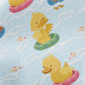 Swimming Circle Duck Standard Corduroy