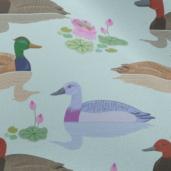 Pond With Ducks Chiffon