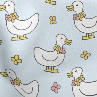 Duck And Flower Necklace Stretch Ponte