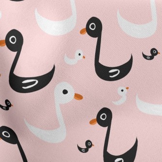 Black And White Goose Stretch Ponte