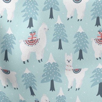 Christmas Tree And Alpaca Stretch Ponte