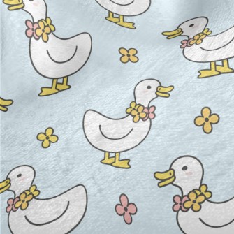Duck And Flower Necklace Minky