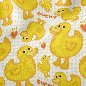 Yellow Duck Minky