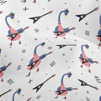 Goose Playing Guitar Lightweight Performance Linen