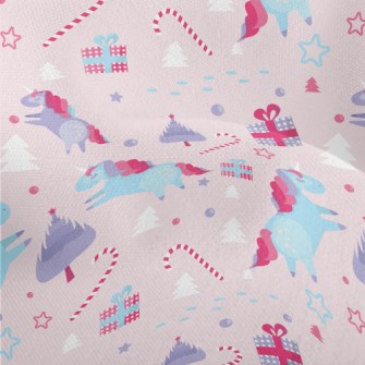 Christmas Unicorn Lightweight Performance Linen