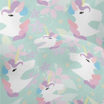 Flowers And Unicorns Lightweight Performance Linen