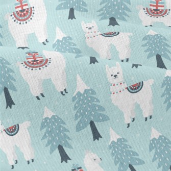 Christmas Tree And Alpaca Modern Jersey