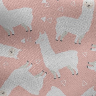 Smiling Alpaca Jersey Backed Fleece