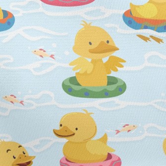 Swimming Circle Duck Pongee