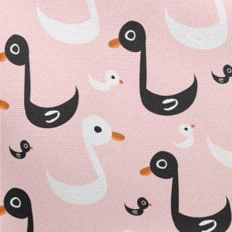 Black And White Goose Pongee