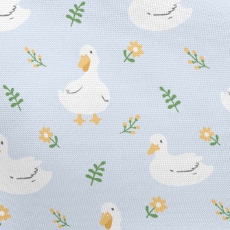 Duck And Little Flower Pongee