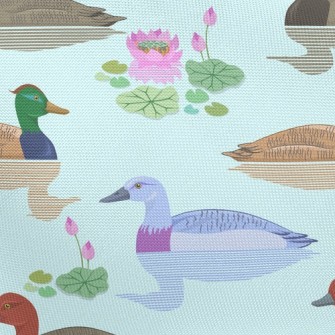 Pond With Ducks Pongee