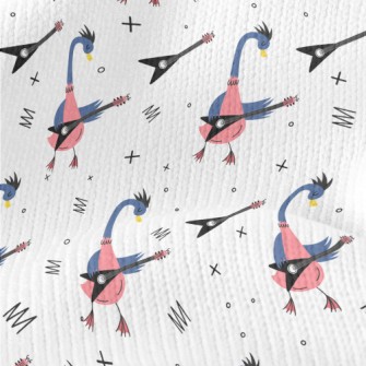 Goose Playing Guitar Stretch Jersey