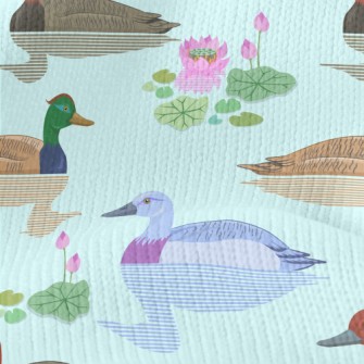 Pond With Ducks Stretch Jersey