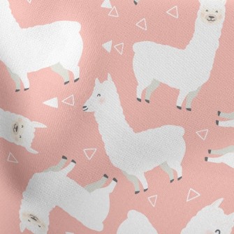Smiling Alpaca Lightweight Cotton Poplin
