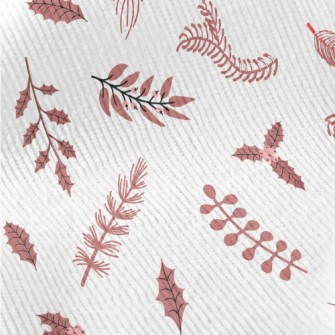 Elegant Falling Leaves Standard Corduroy