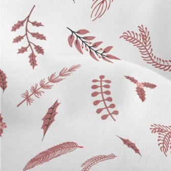 Elegant Falling Leaves Lightweight Performance Linen