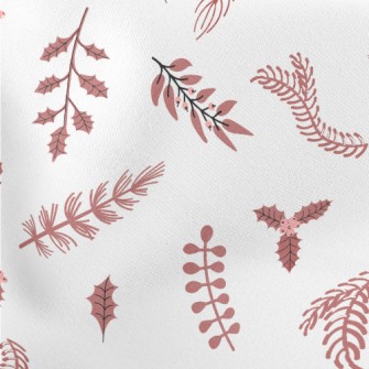 Elegant Falling Leaves Lightweight Cotton Poplin