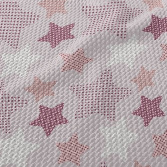 Dots Form Stars Birdseye Piqué