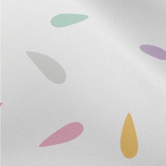 Colorful Water Drop Geometry Chiffon