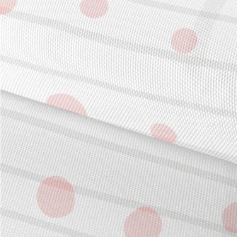 Stripe Transparent Dots Waterproof Oxford