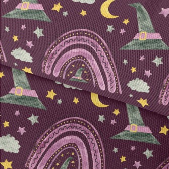 Magic Rainbow Witch Hat Waterproof Oxford