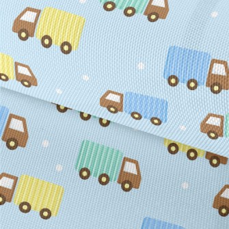 Cute Big Truck Waterproof Oxford