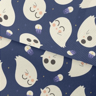 Cute Ghost Candle Waterproof Oxford