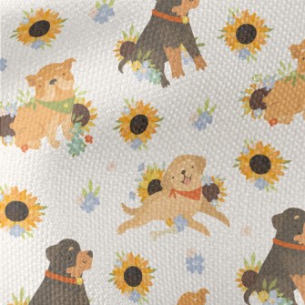 Sunflower Vitality Dog Waterproof Canvas