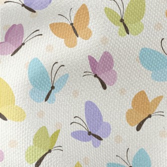 Colorful Flying Butterflies Waterproof Canvas