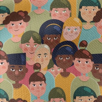 All Kinds Of People Waterproof Canvas