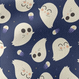 Cute Ghost Candle Waterproof Canvas