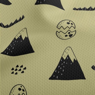 Dinosaur Egg Hill Athletic Mesh Flat Back