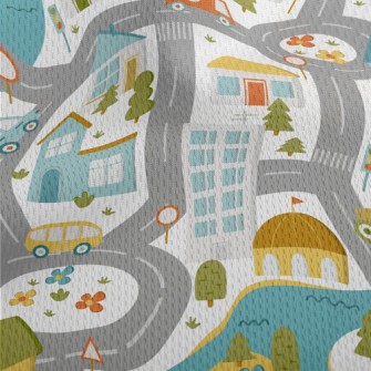 Busy City Road Athletic Mesh Flat Back