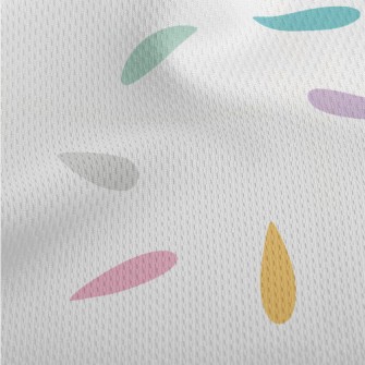 Colorful Water Drop Geometry Athletic Mesh Flat Back