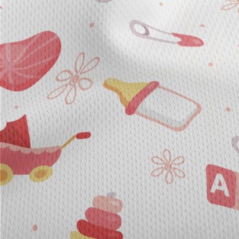 Cute Baby Products Athletic Mesh Flat Back