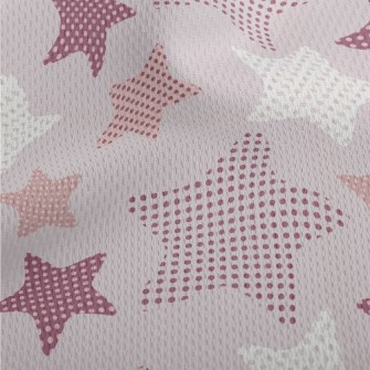 Dots Form Stars Athletic Mesh Flat Back