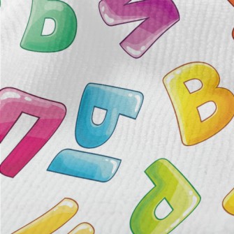Color Saturated English Words Terry
