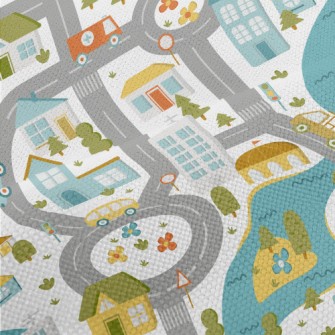 Busy City Road Performance Linen