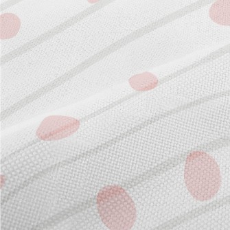 Stripe Transparent Dots Performance Linen