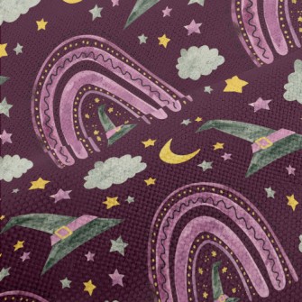 Magic Rainbow Witch Hat Performance Linen