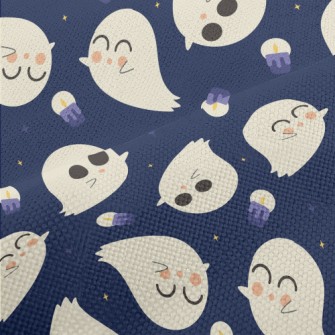 Cute Ghost Candle Performance Linen